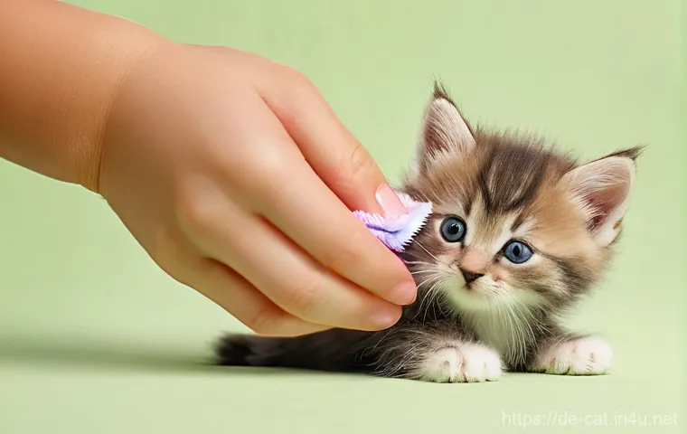 고양이 브러쉬 추천 - **Luxurious long fur care**: A detailed image of a person patiently and carefully grooming a majesti...